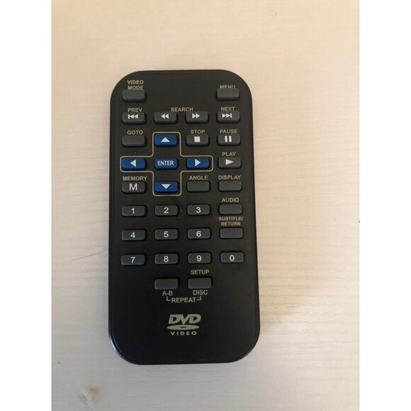Portable DVD Video Player Remote Control RCA Audiovox Durabrand DRC6296 PVS3393 - Picture 1 of 3